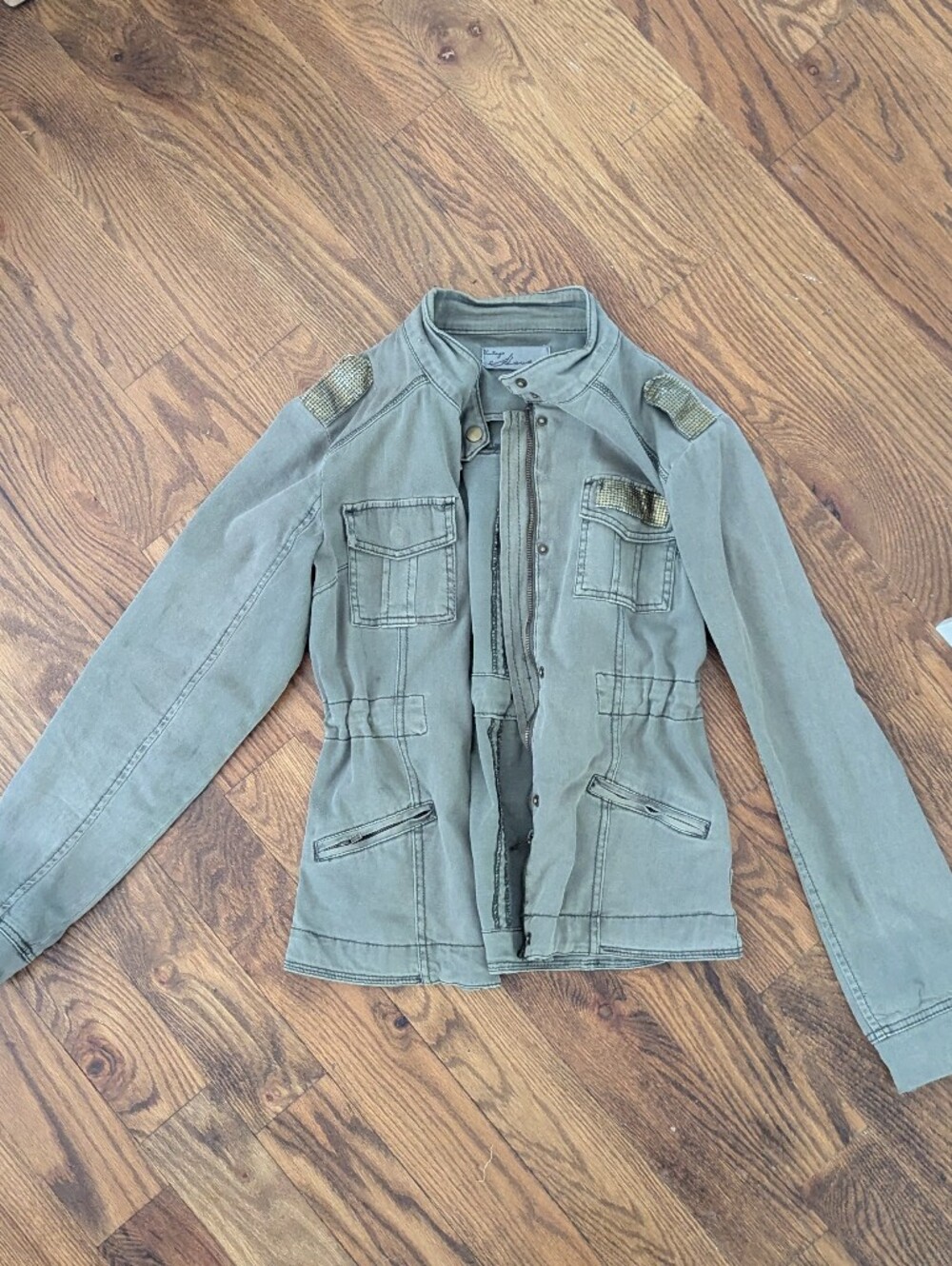 distressed utility jacket